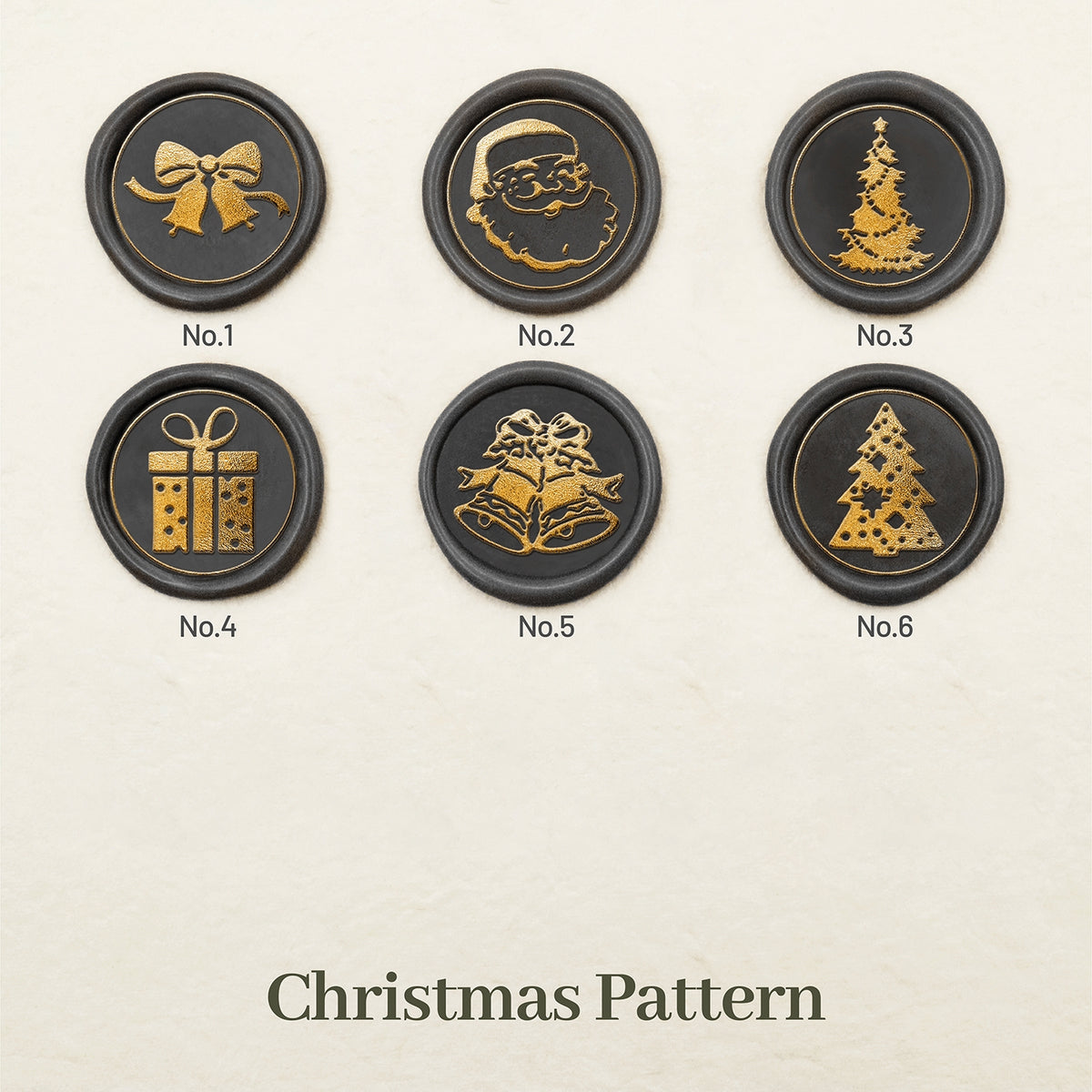 Stamprints Diseño 1 de Sello de Lacre de Navidad