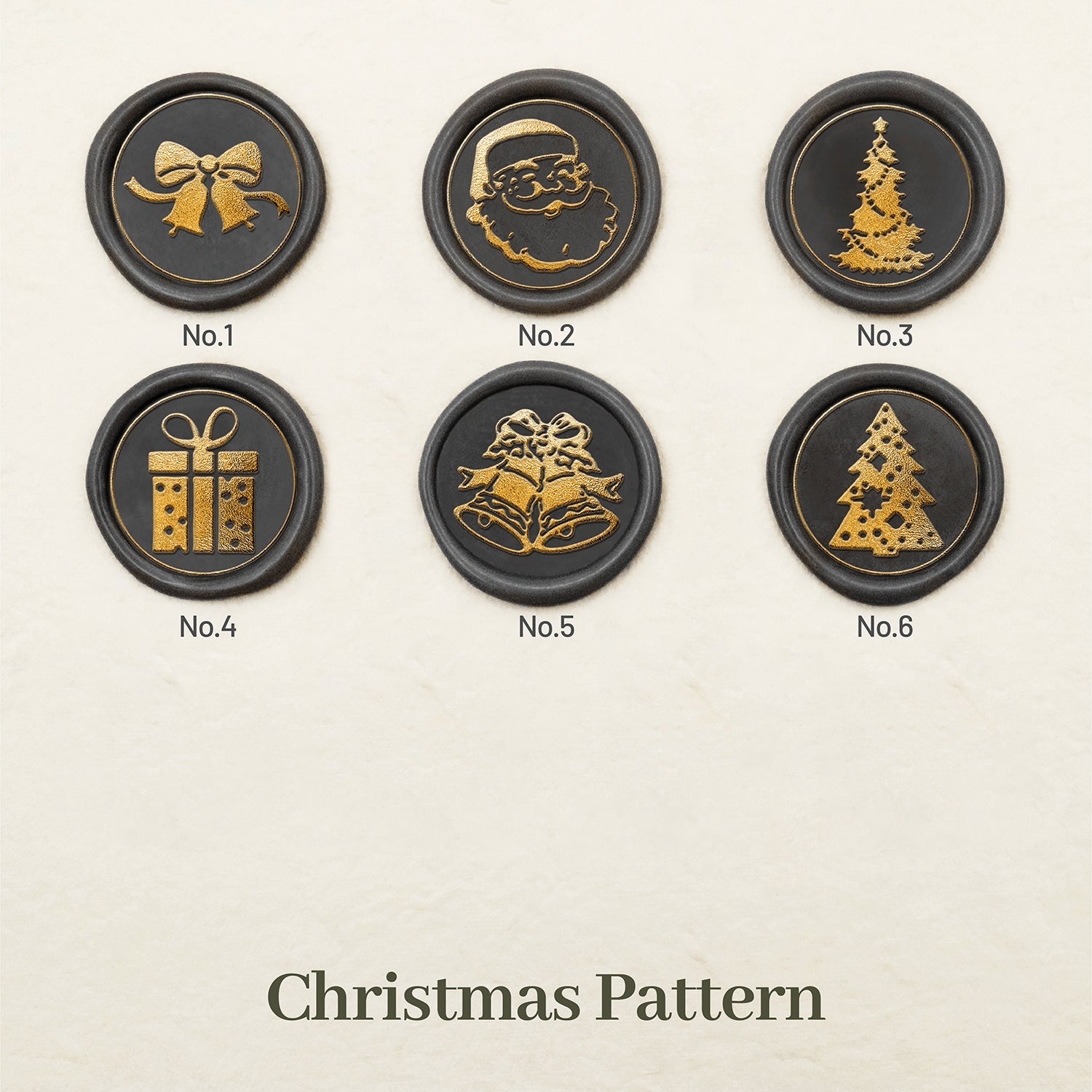 Stamprints Diseño 1 de Sello de Lacre de Navidad