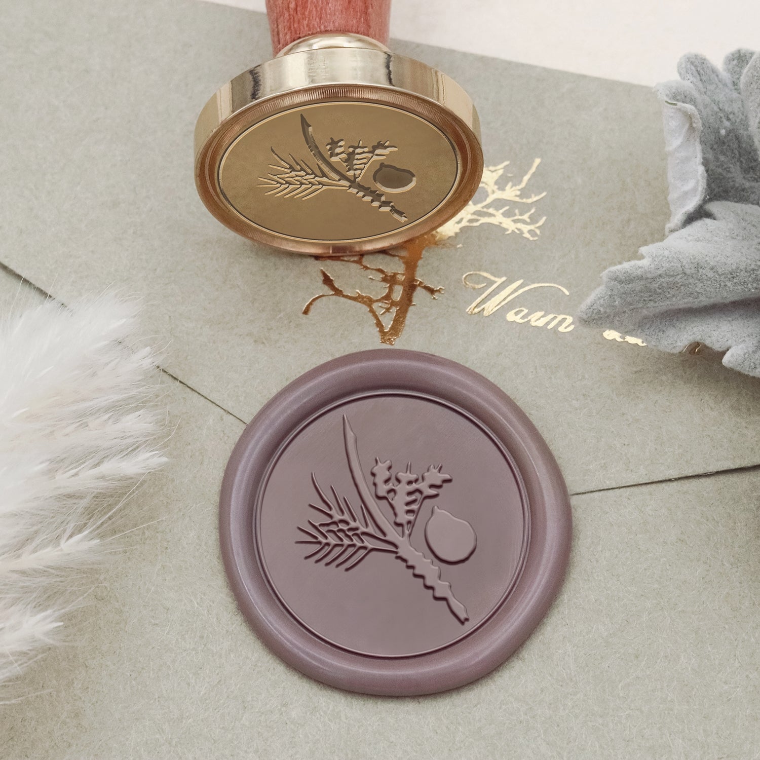 Stamprints Four Species Symbol Wax Seal Stamp 2