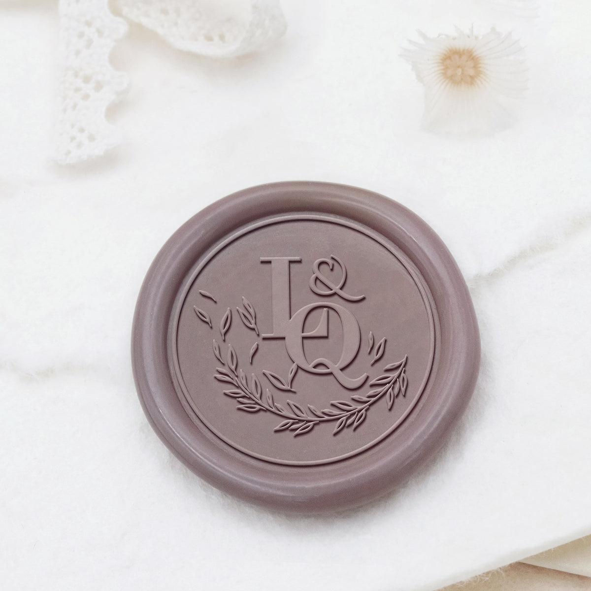 Stamprints Personalisierte Hochzeits-Monogramm Wachssiegel Stempel 1