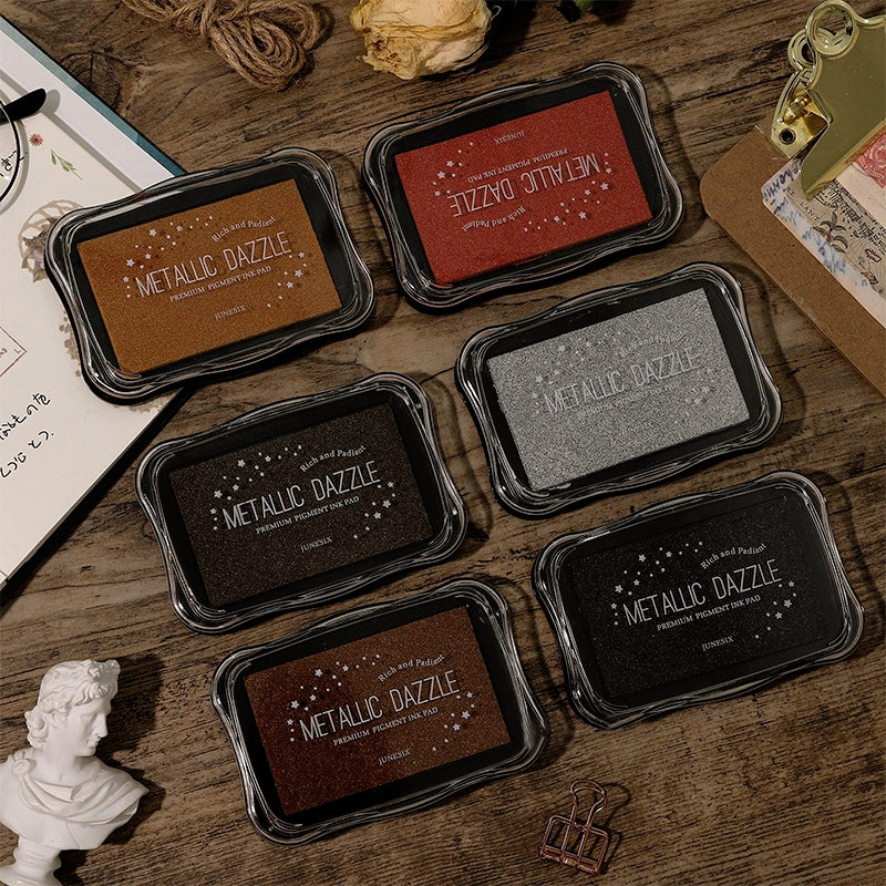 Metallic Large Rubber Stamp Pad - Journal - Stamprints 2