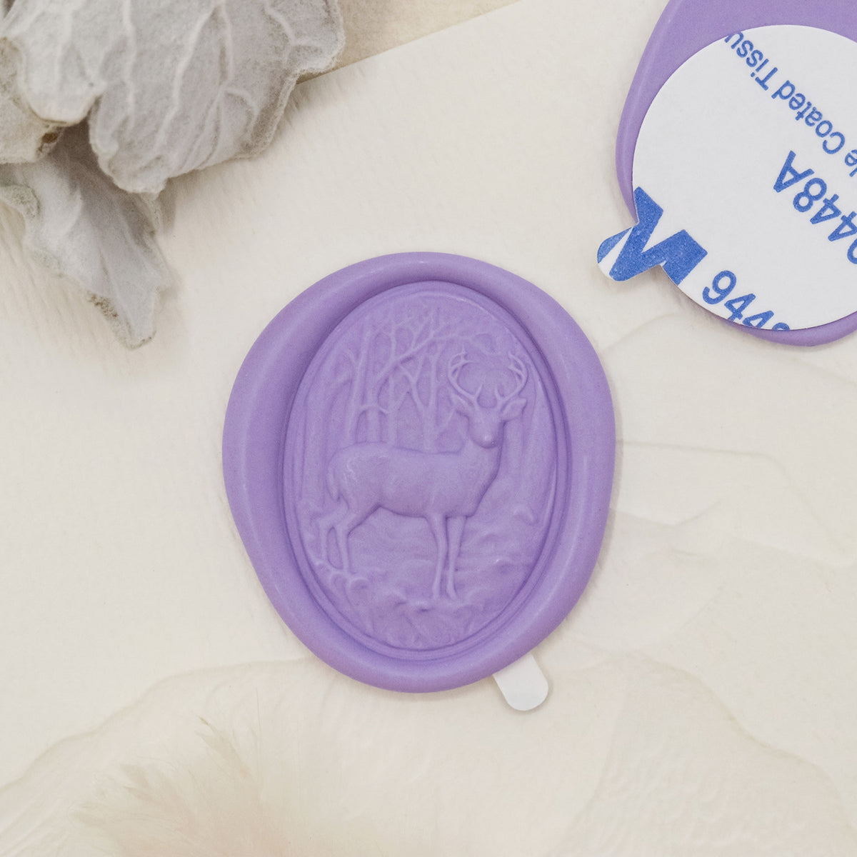 Stamprints 3D Relief Moose Self-adhesive Wax Seal Stickers 1
