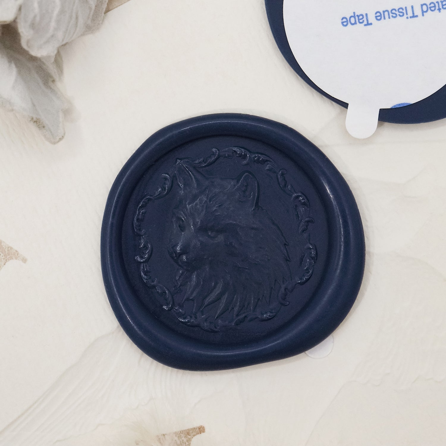 Stamprints 3D Relief Kitty Self-adhesive Wax Seal Stickers 1