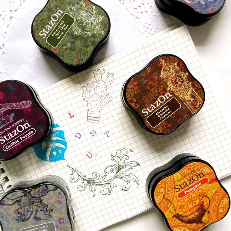 StazOn Retro Ölbasiertes Schnelltrocknenes Pigment-Stempelkissen611