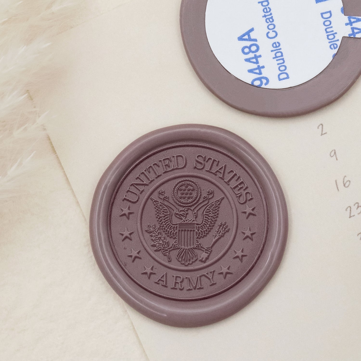 Stamprints US Army Wax-adhesive Wax Seal Stickers - style 12-1