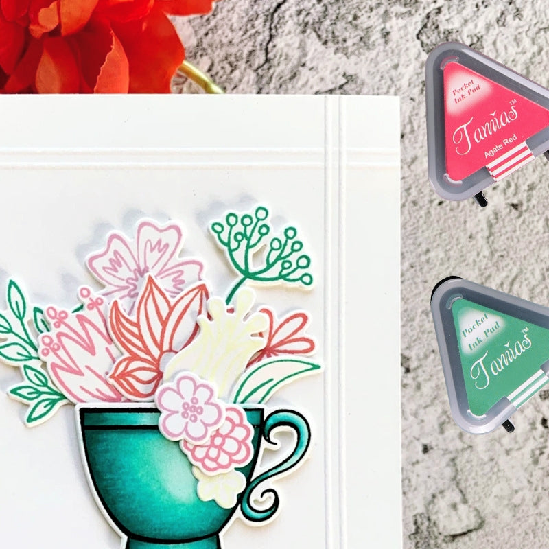 Tamias Triangular Mini Wasserbasiert Tinte Stempelkissen5