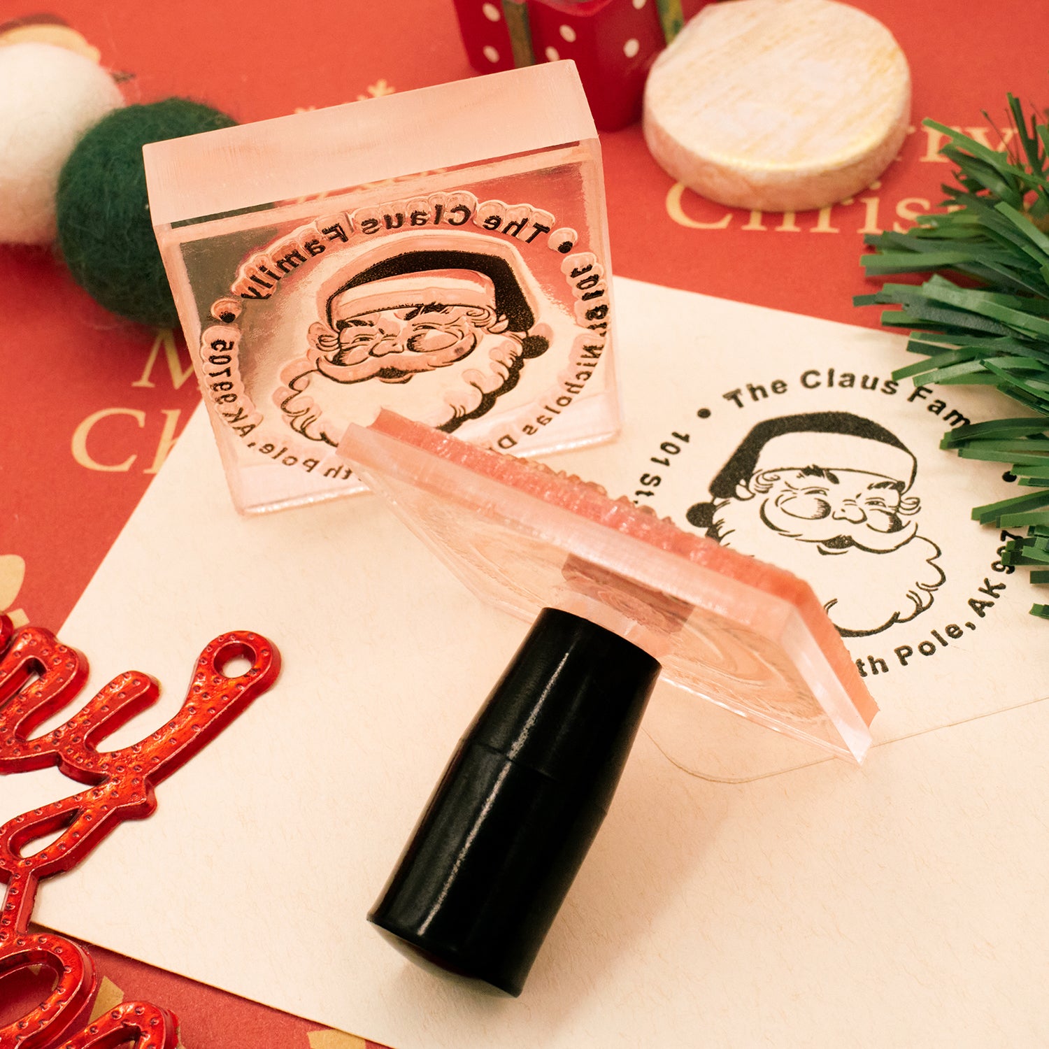Personalisierter Weihnachts-Adressen-Gummistempel IMG_2540