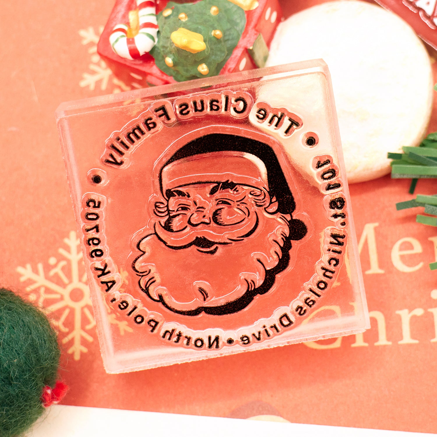 Personalisierte Weihnachts-Adressen-Gummistempel IMG_2537