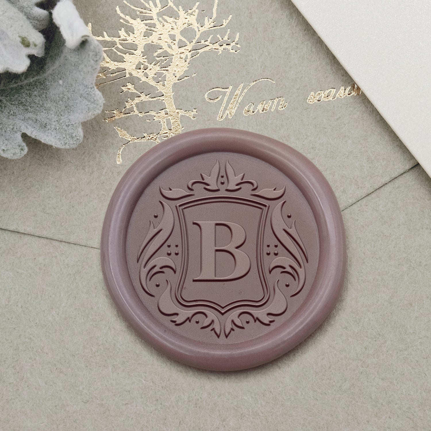 Personalisierter Logo Siegelwachs Siegelstempel - Stil 9-2