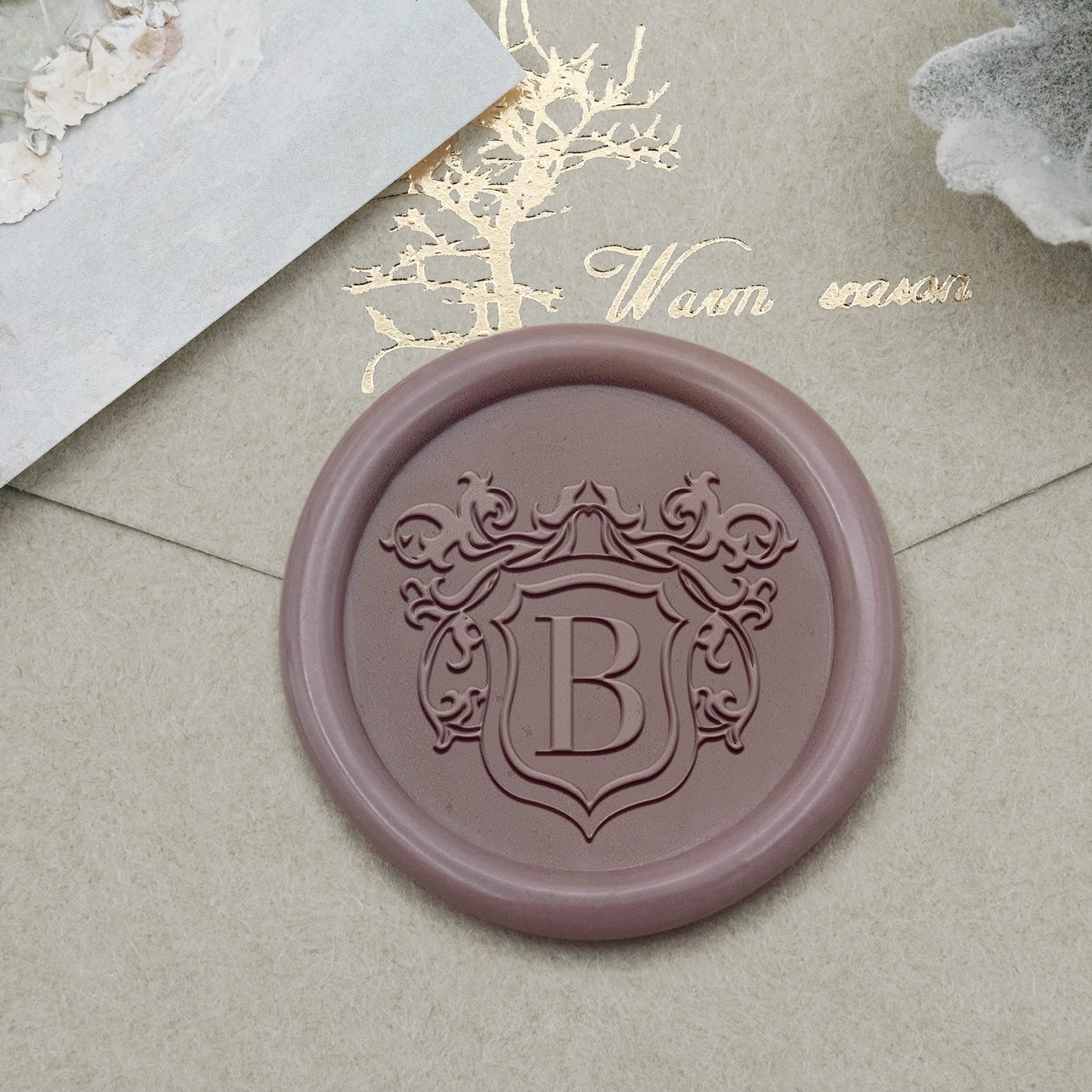 Custom Logo Wax Seal Stamp - Style 3-2