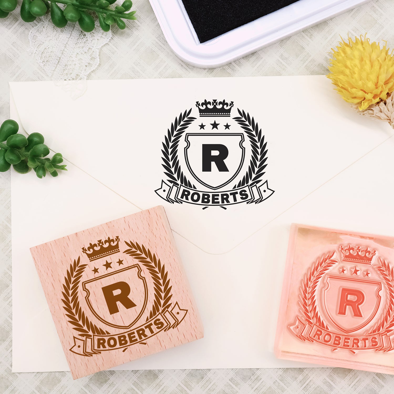 Carimbo de Borracha Personalizado com Brasão de Família (18 desenhos) Custom-Family-Cres1