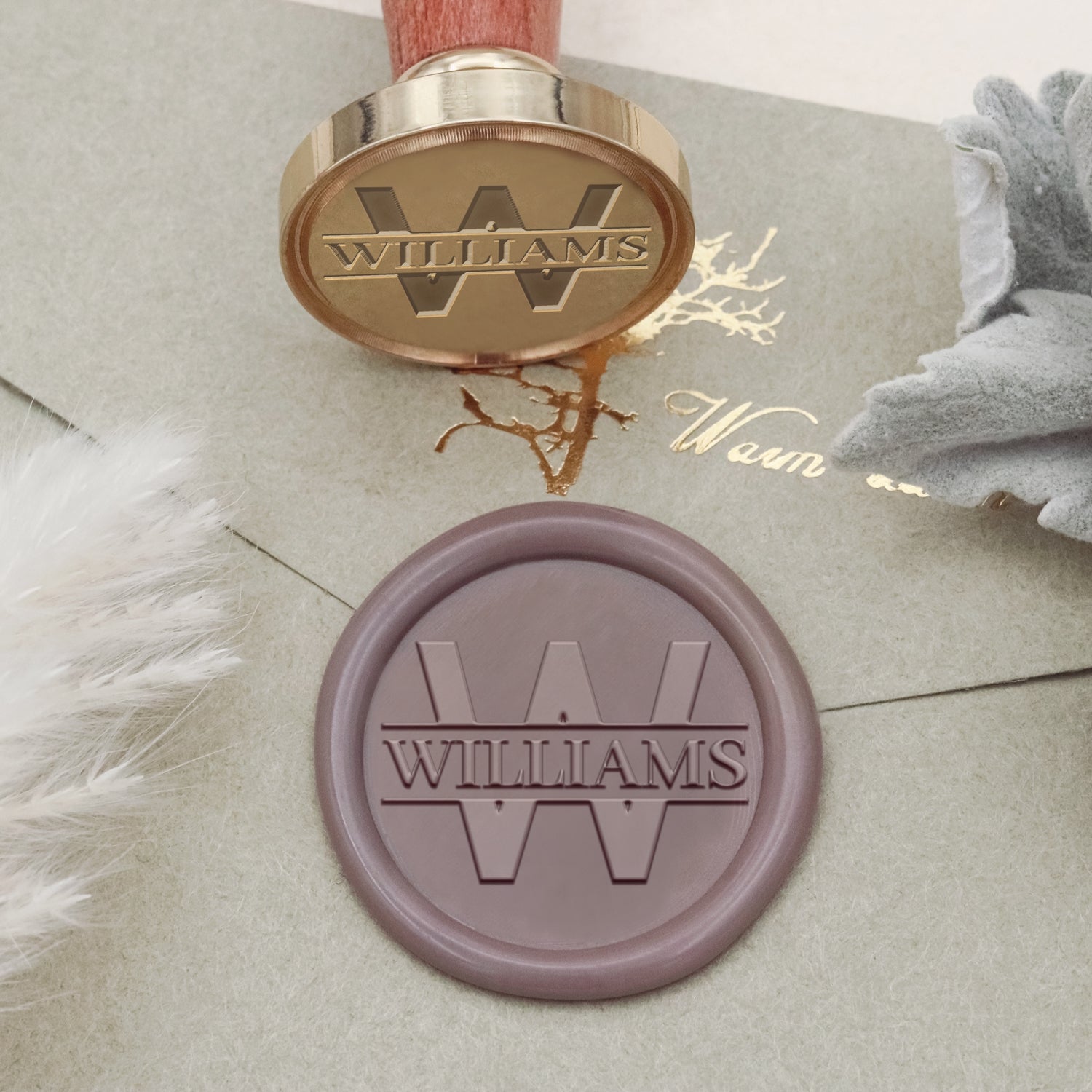 Personalisierter Siegelstempel aus Wachs (18 Designs)-6 2