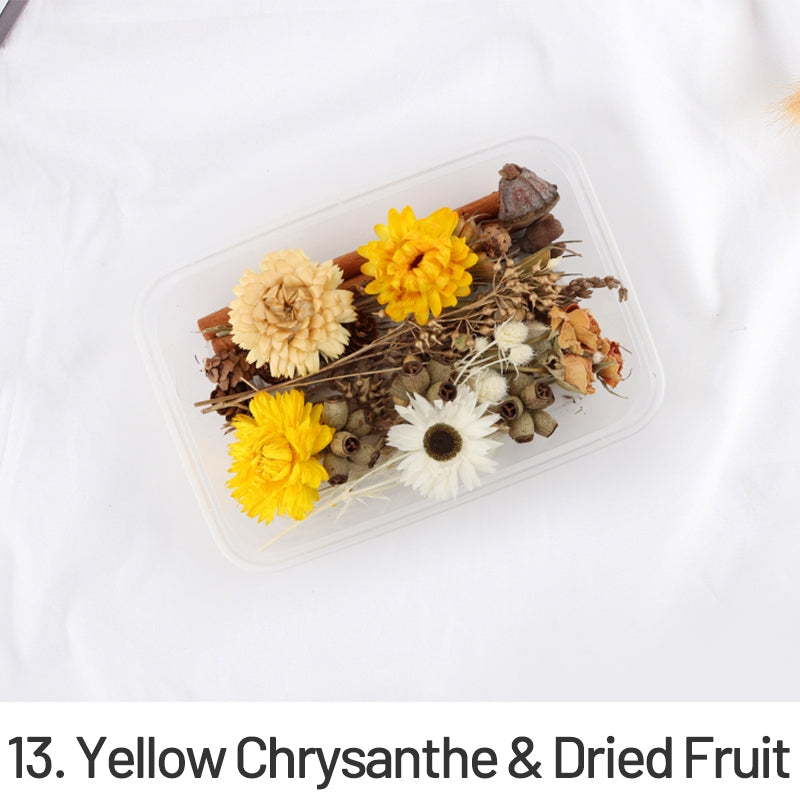 Air-Dried Real Flower Boxed Preserved Floral Material Pack sku-13