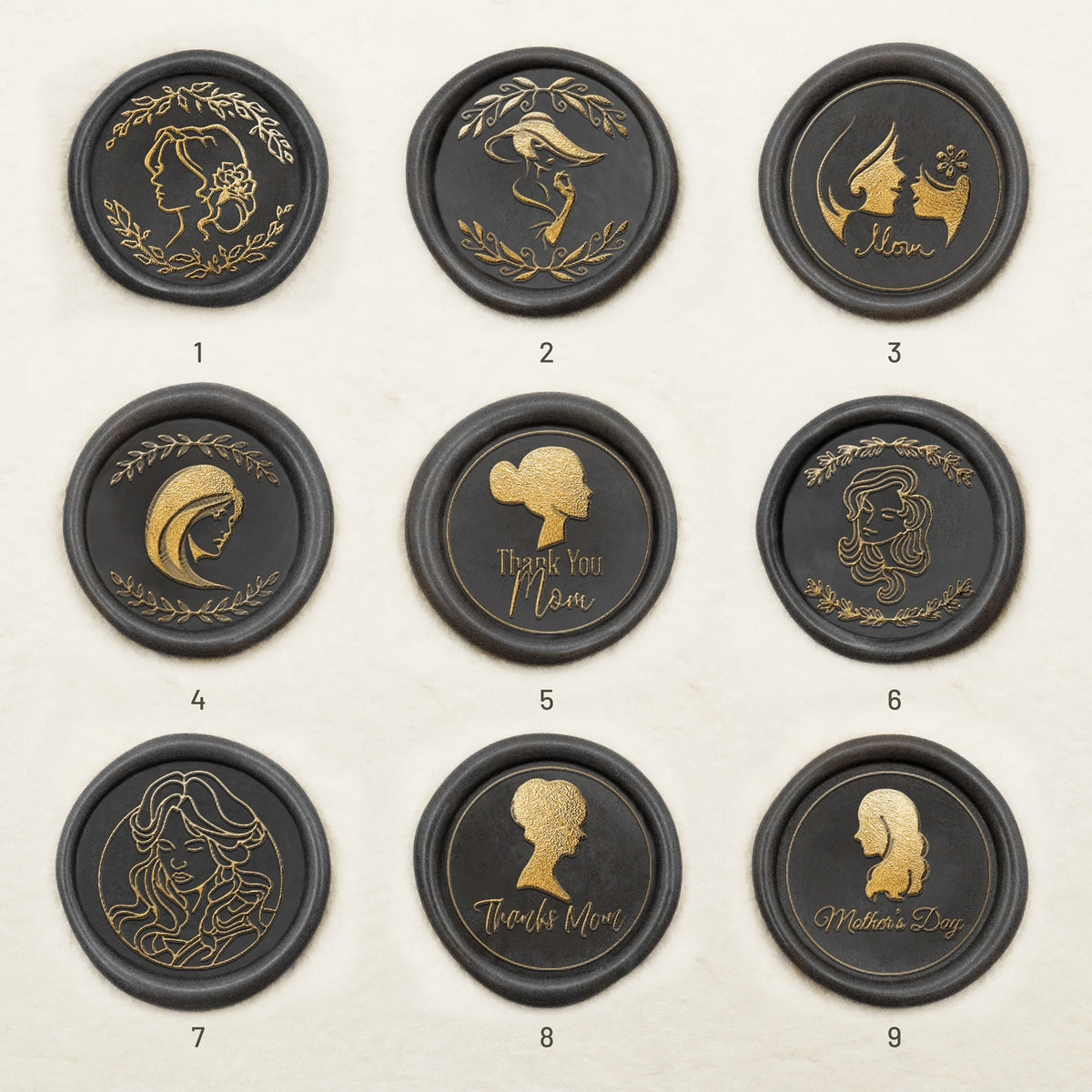 Happy Mother's Day Wax Seal Stamps-5