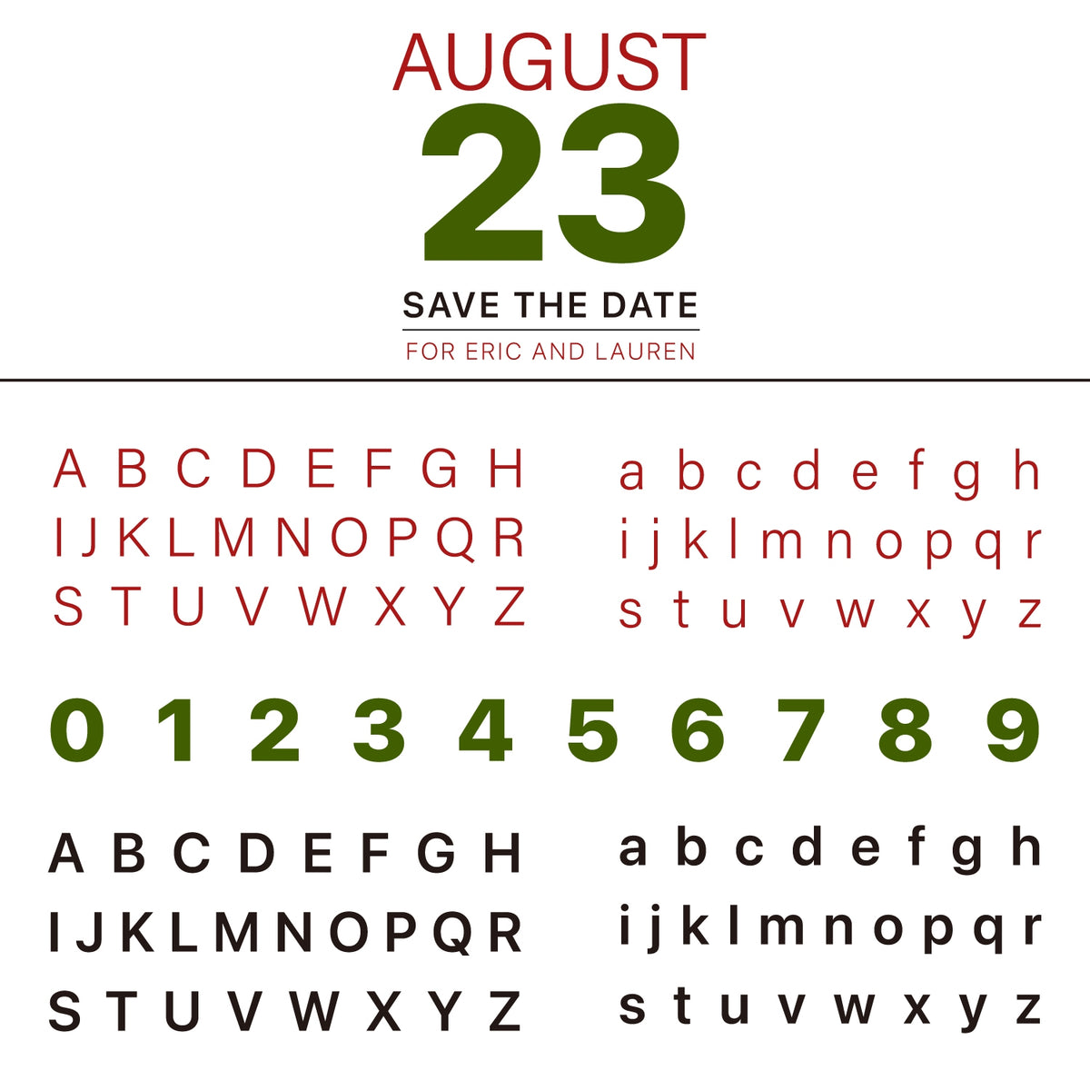 Custom Calander Wedding Save the Date Rubber Stamp 25