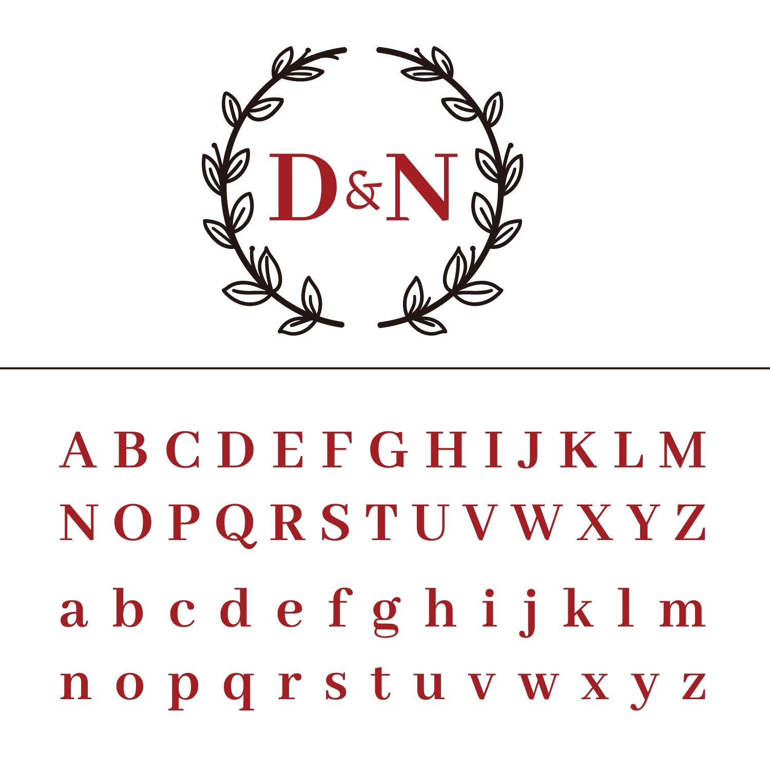 Personalisierte Zweige Hochzeit Monogramm Siegelwachs Siegelstempel 2