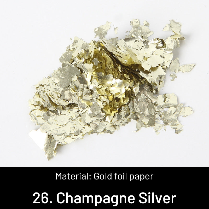 DIY Decorative Crushed Gold Leaves sku-26