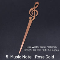 5. Music Note - Rose Gold