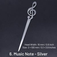6. Music Note - Silver