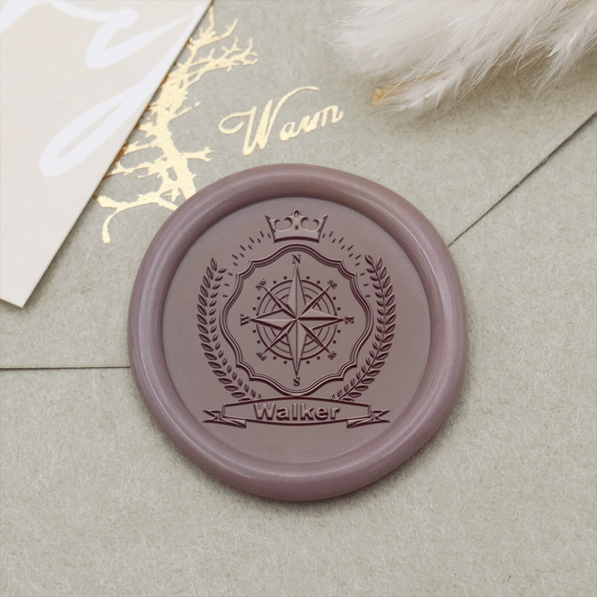 Custom Walker Family Crest Wax Seal Stamp 2