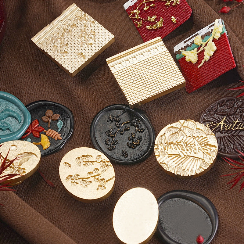 3D Relief Autumn Wax Seal Stamp (6 Designs) a