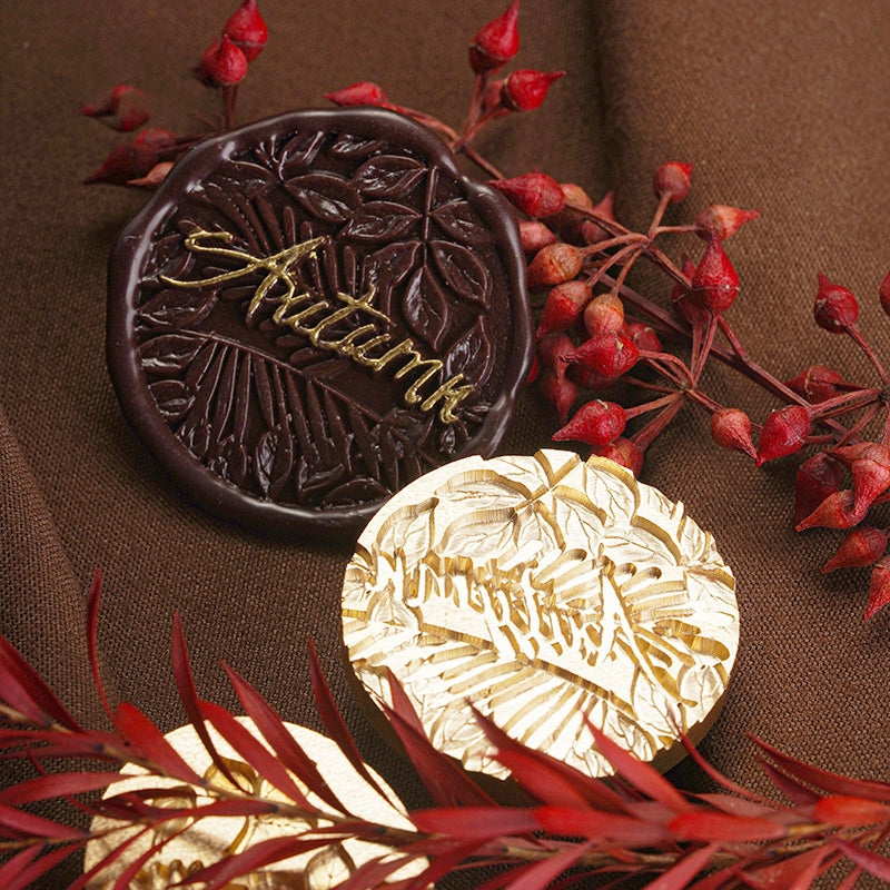 3D Relief Autumn Wax Seal Stamp (6 Designs) b1