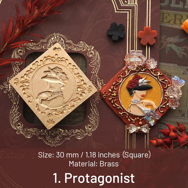 3D Relief Lady Wax Seal Stamp (6 Designs) sku-1