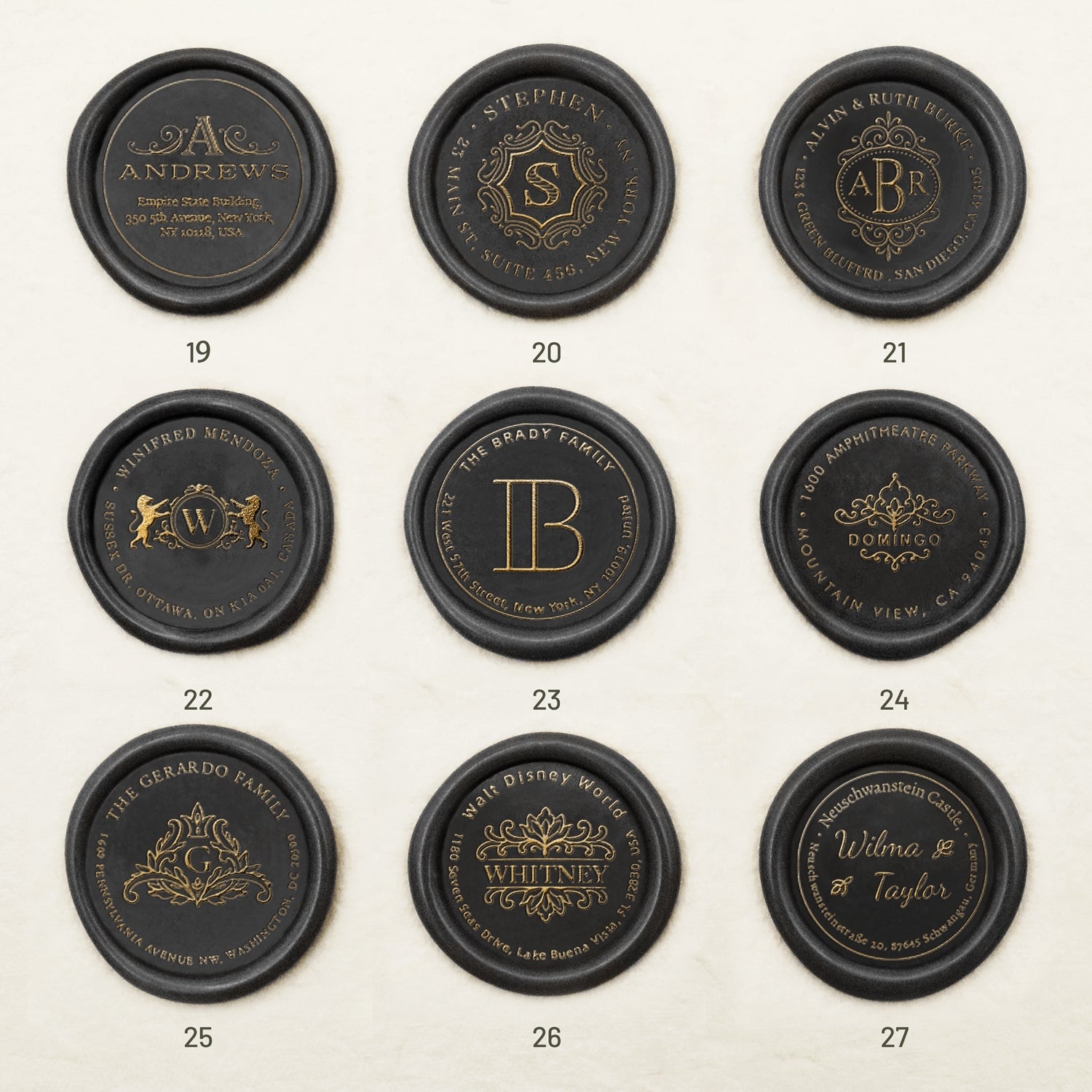 Benutzerdefinierter Adress-Wachssiegel-Stempel (27 Designs) Custom-Address-Wax-Seal-Stamp3