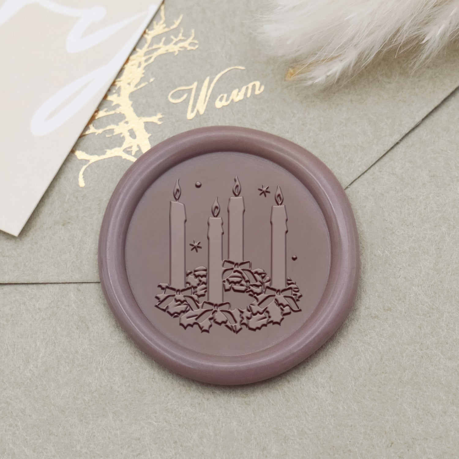 Weihnachts-Siegelstempel aus Wachs (27 Designs)-22 1