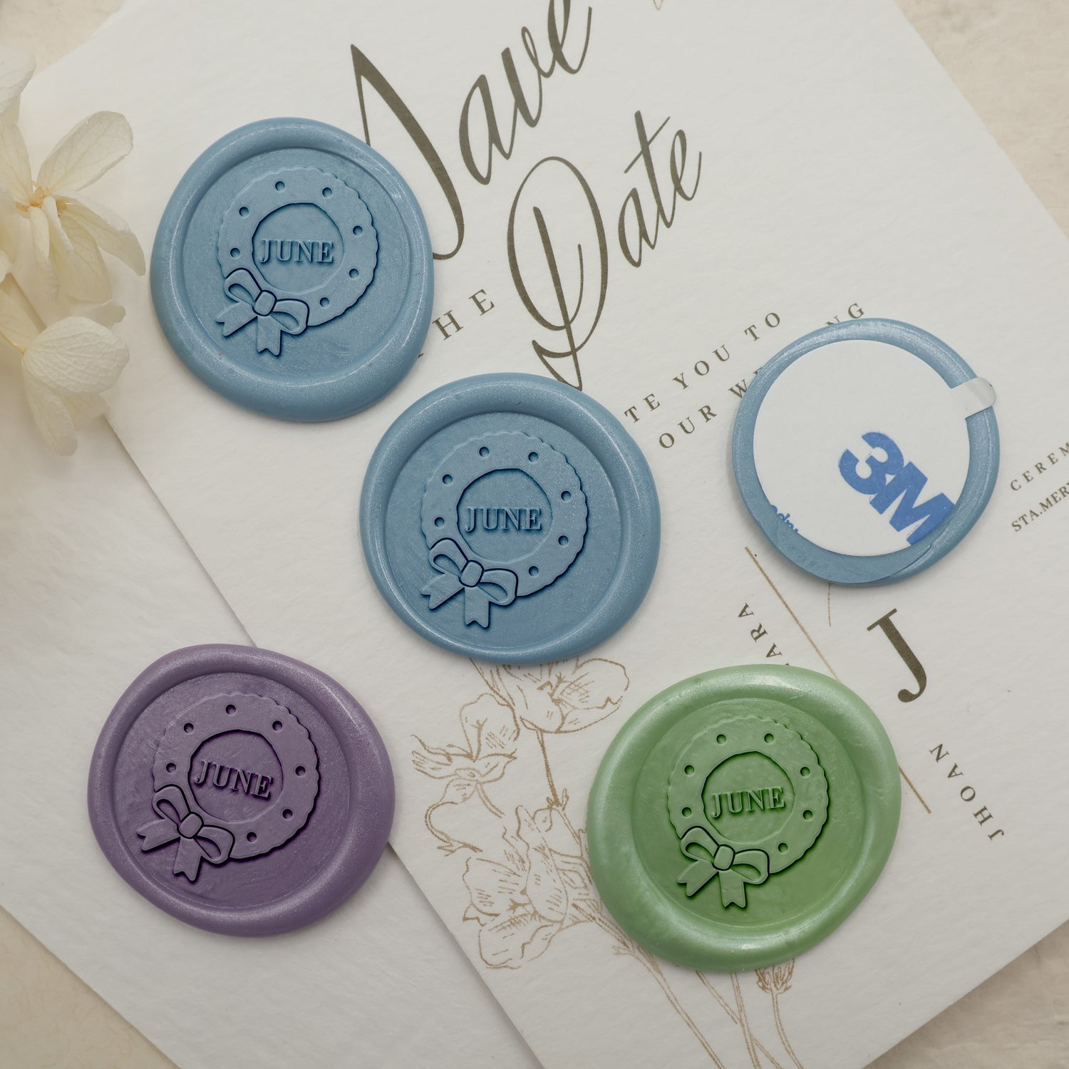 Custom Advent Wreath Christmas Name Wax Seal Stamp2