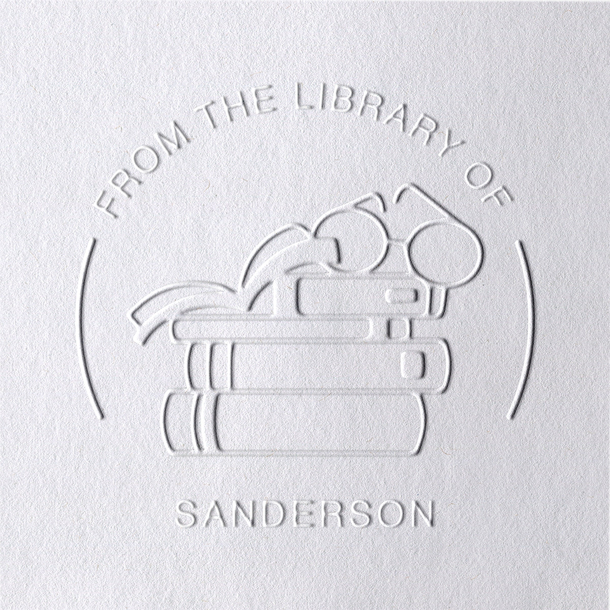 Chancela de Livro de Óculos Personalizada Chancela de Livro de Óculos Personalizada6-11