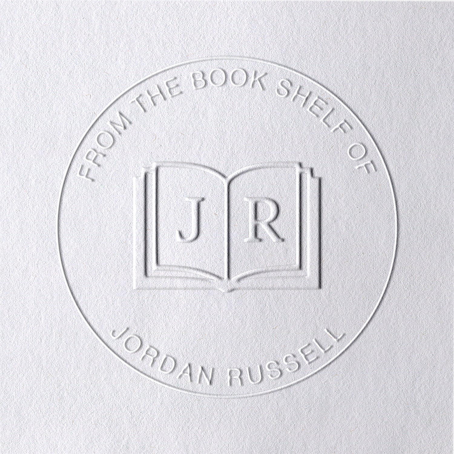Custom Initials Book Embosser Custom Initials Book Embosser17-11