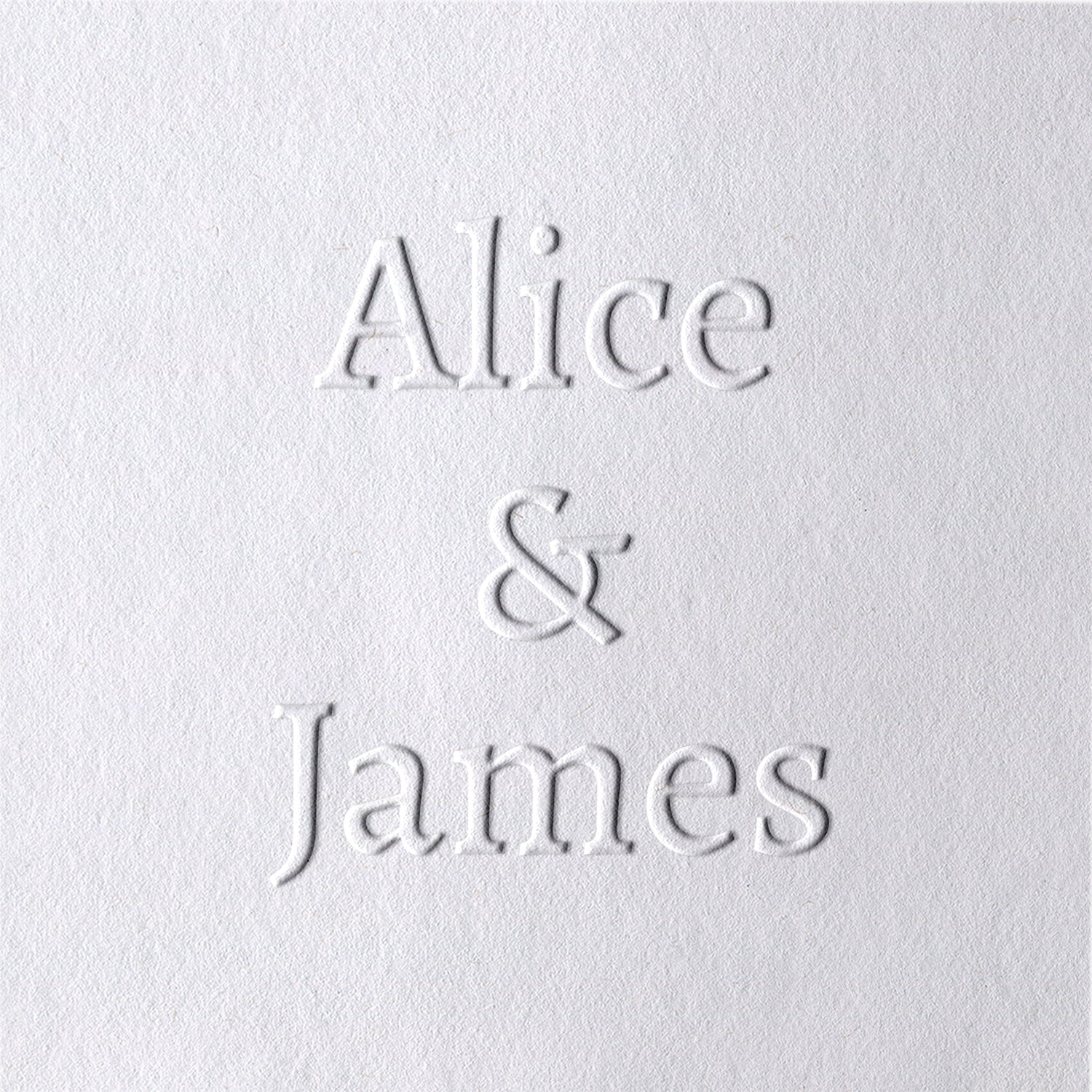 Personalisierter Minimalistischer Namen Hochzeitspräger - Stil 9 Personalisierter Minimalistischer Namen Hochzeitspräger - Stil 9-91