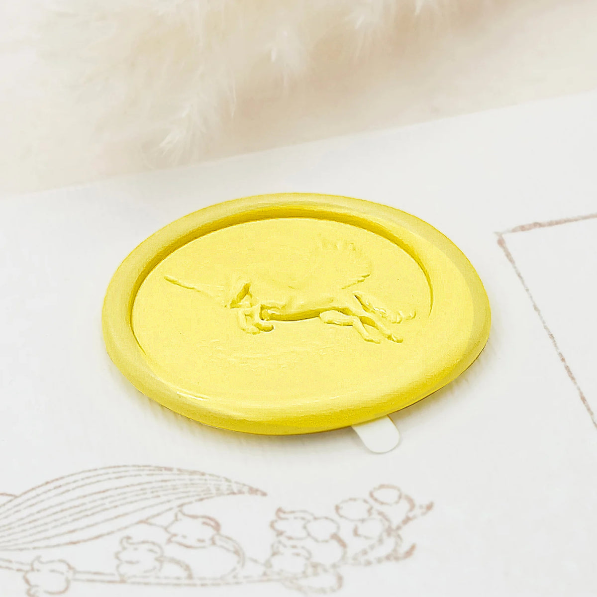 3D Relief Pegasus Self-adhesive Wax Seal Stickers 4-1