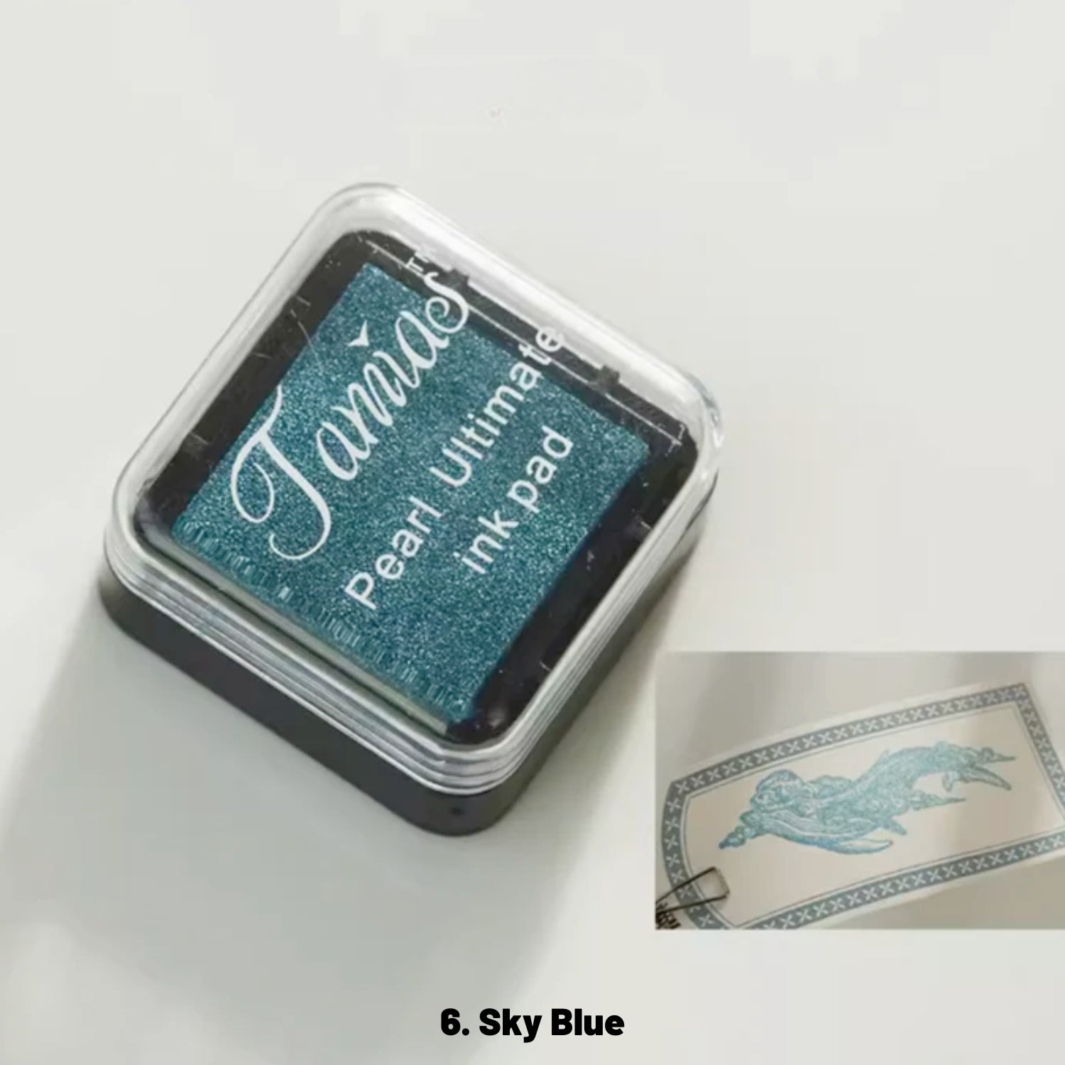 Retro Mini Pearlescent Ink Pad (8 Colors) 10