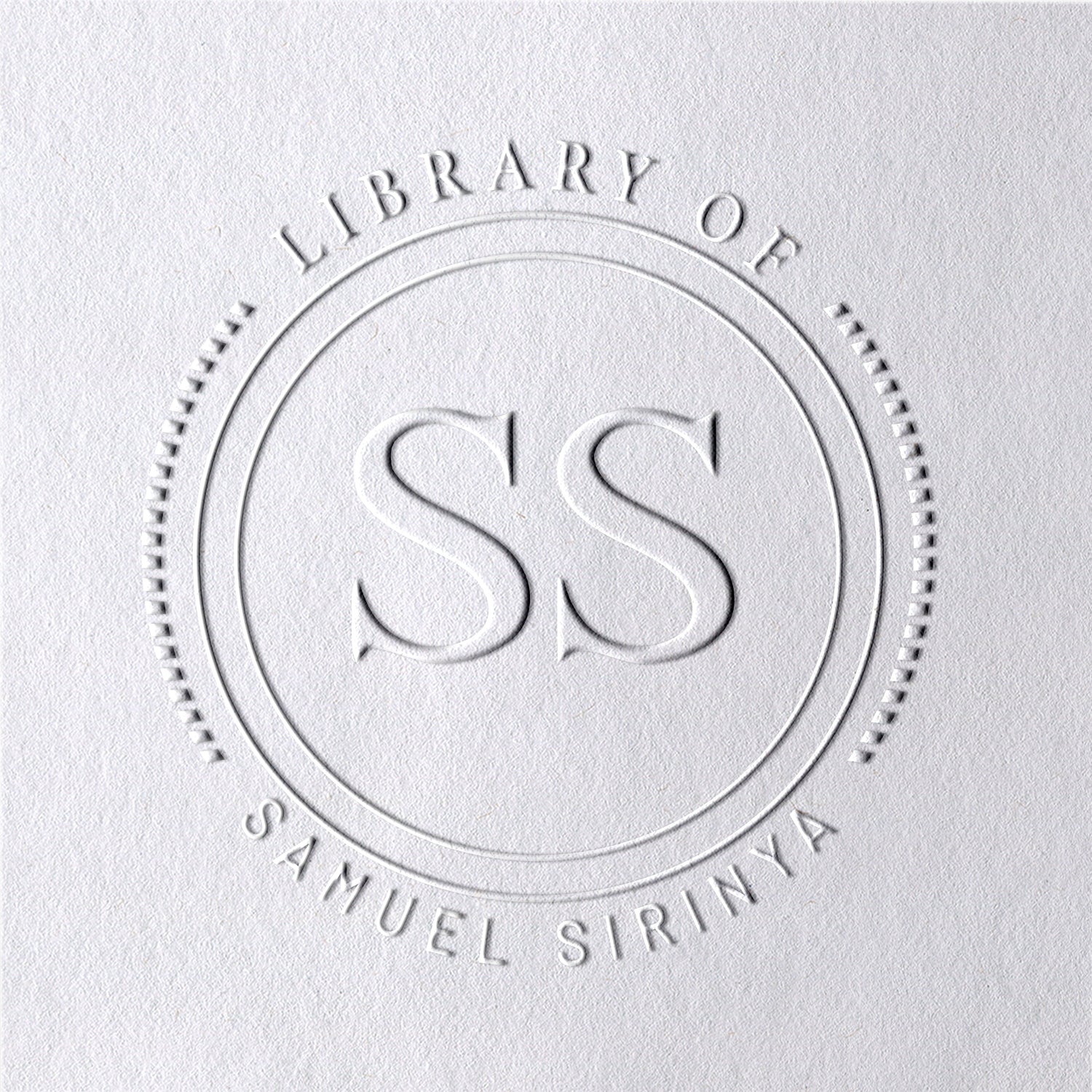 Custom Letters From The Library Of Book Embosser2