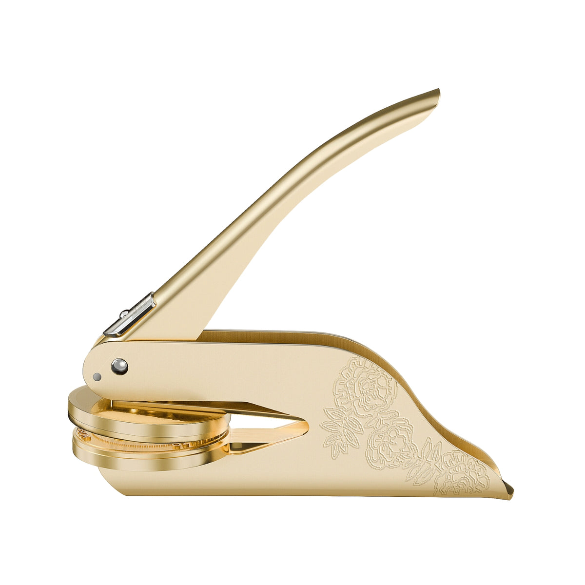 Individuelles Design Personalisierte Prägestempel mit Ihrem Artwork gold