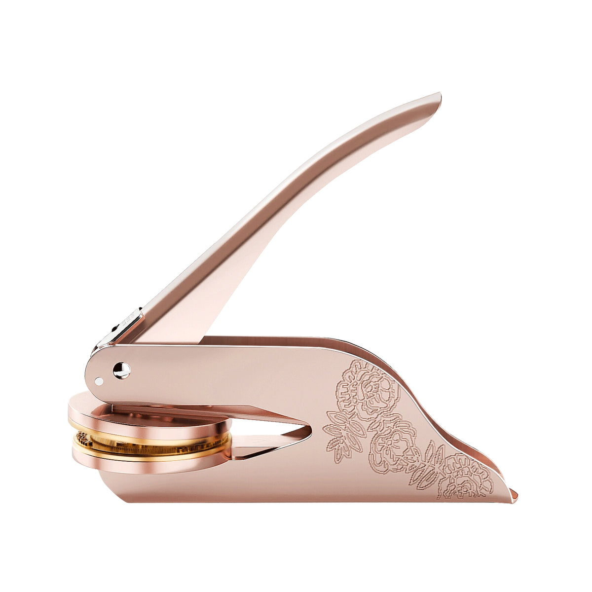 Individuelle Design Personalisierte Prägestempel mit Ihrem Artwork Roségold