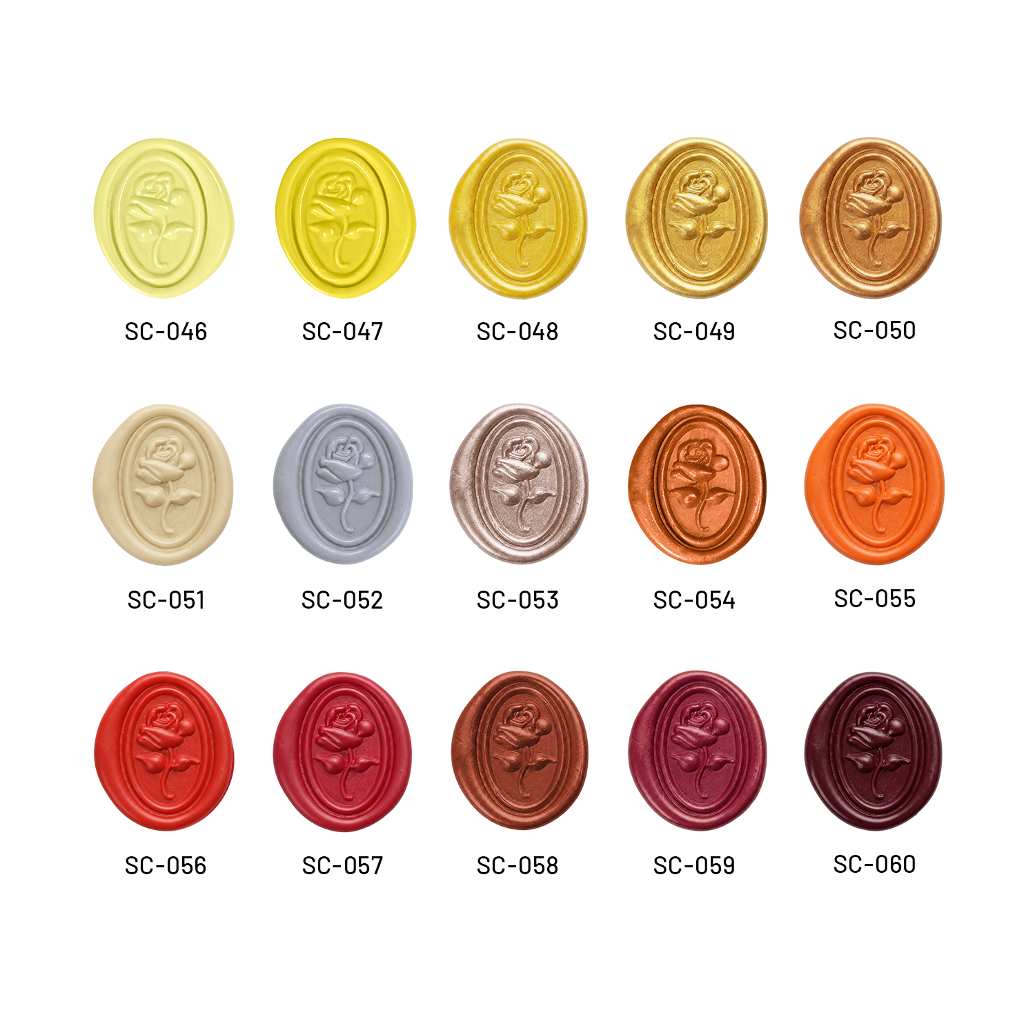 Sealing Wax Stick1(113 Colors)色盘46-60