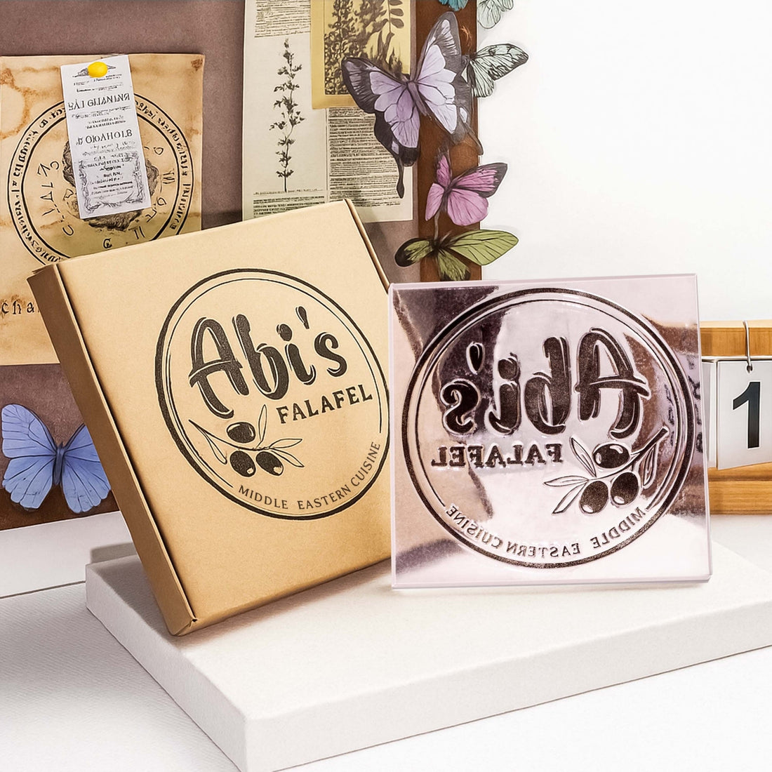 Vibrant Water-Based Pigment Ink - High-Opacity Stamp Ink for Paper & Boxes7