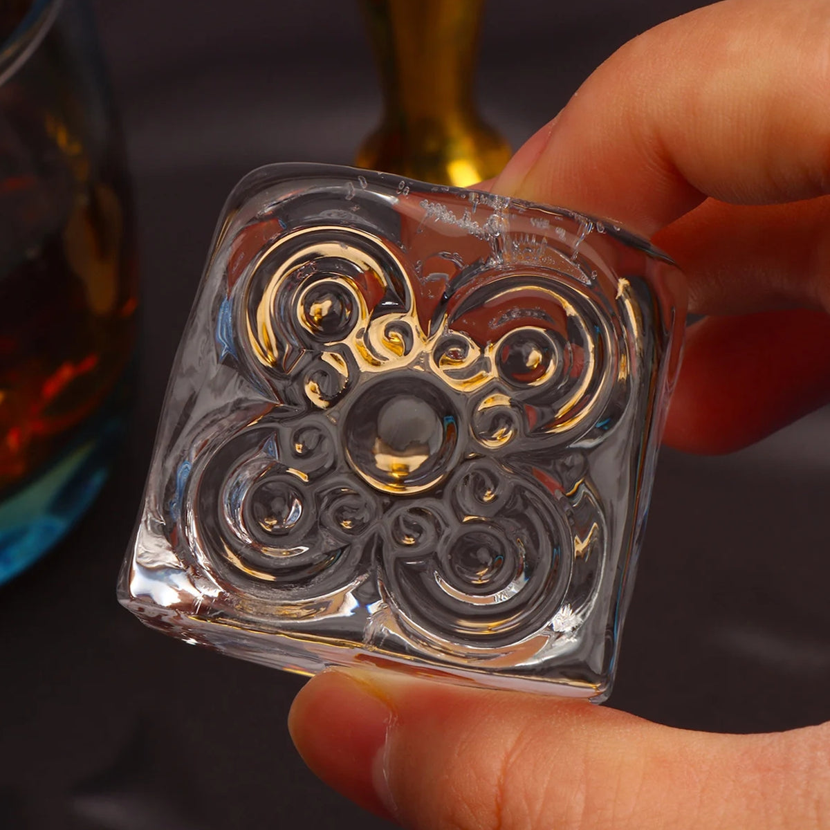 Tampon Encreur Circulaire à Bulles en Laiton pour Bartender et Planificateur111