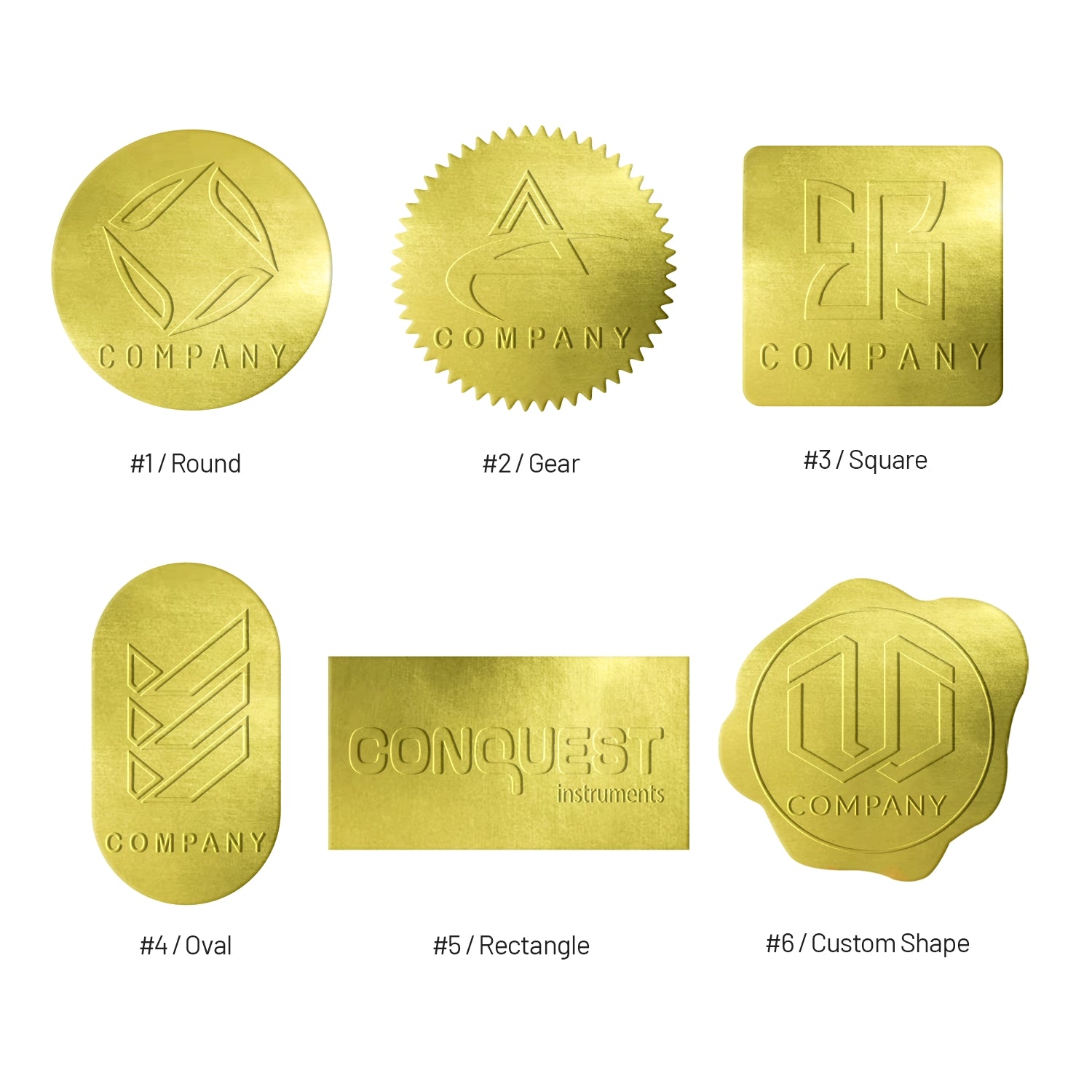 Custom Embossed Label Stickers: Custom Relief Labels | Business Labels | Premium Brand Marks1111