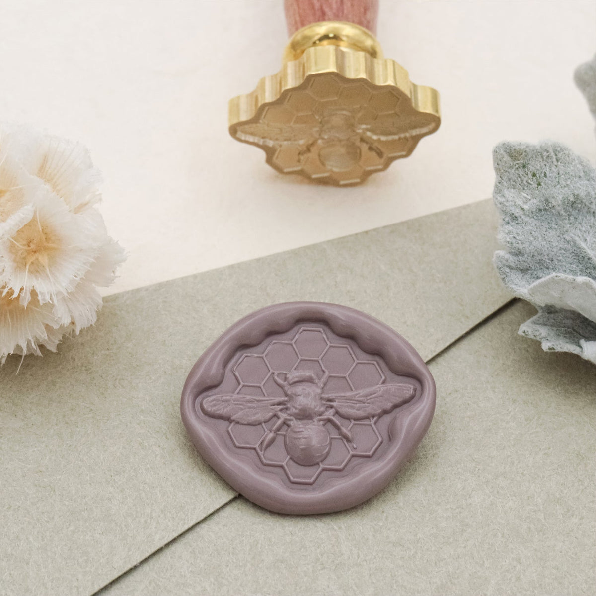 Stamprints 3D Relief Bienenwachs Siegel Stempel 1