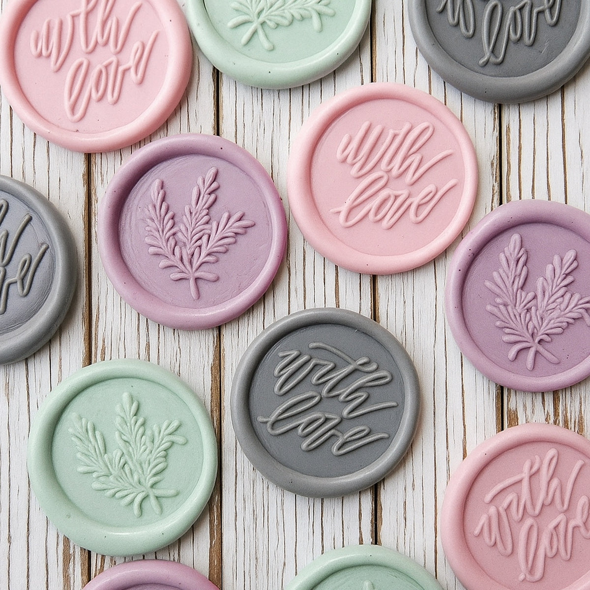 Stamprints personalisiert Design selbstklebend Siegelwachs Sticker 3